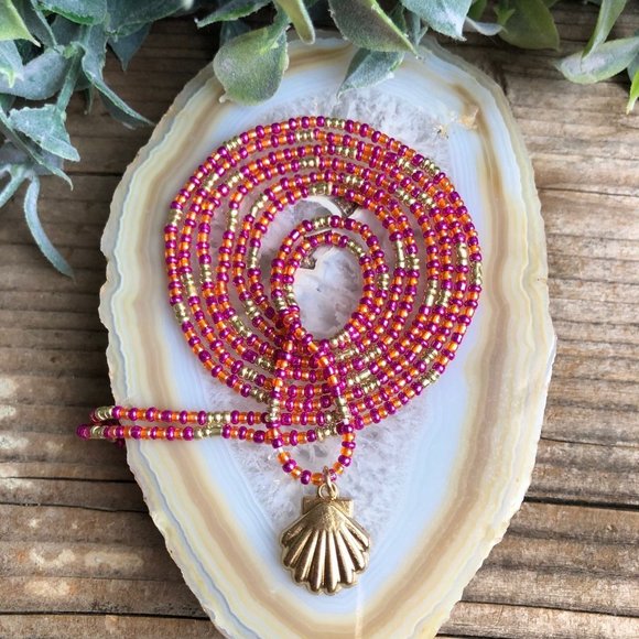 Handmade Jewelry Miami Sunset Charmed Waist Beads Poshmark